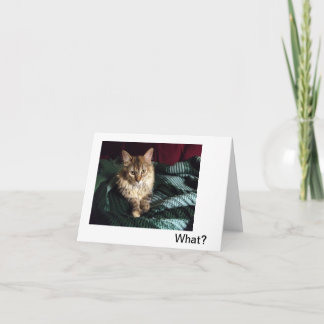 Homecoming Thank You Card