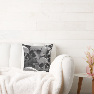 #homedeccorskullpillow throw pillow