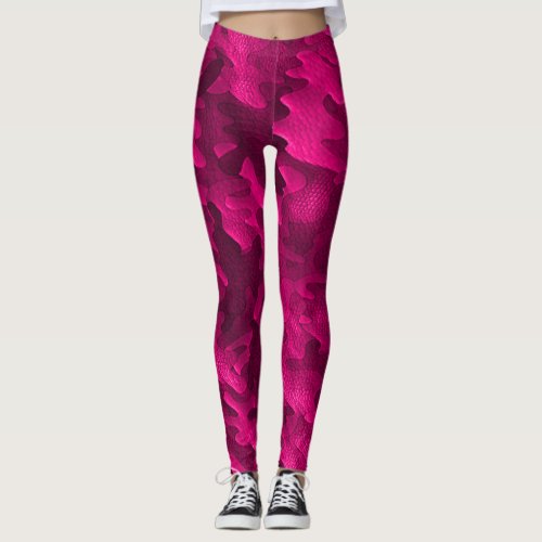 Homegirl Pink Savage Dragon Girl Leggings