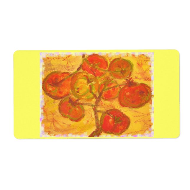 homegrown tomatoes label (Front)