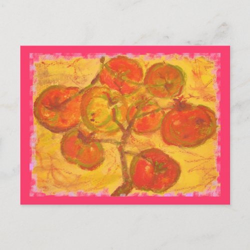 homegrown tomatoes postcard