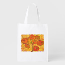 homegrown tomatoes reusable grocery bag