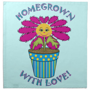 Homegrown with Love Napkin