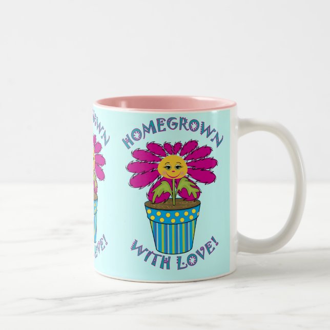 Homegrown with Love Two-Tone Coffee Mug (Right)