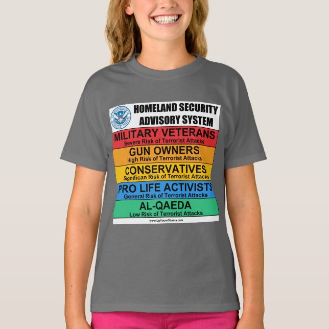 Homeland Security Advisory T-Shirt (Front)