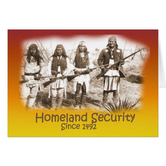 Homeland Security Apache Card