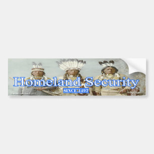 Homeland Security Bumper Sticker