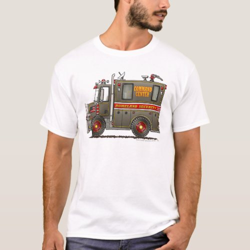 Homeland Security Command Truck T_Shirt