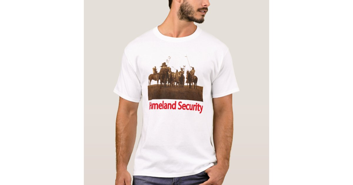 Native American T-shirt the Original Homeland Security Tee American Indian  Fighting Terrorism Shirt Since 1492 American History 