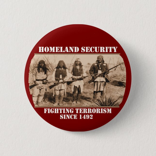 Homeland Security Pinback Button (Front)