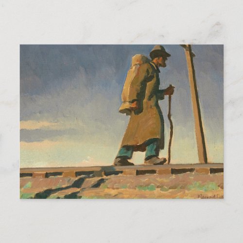 Homeless Man 1938 by Maynard Dixon Postcard