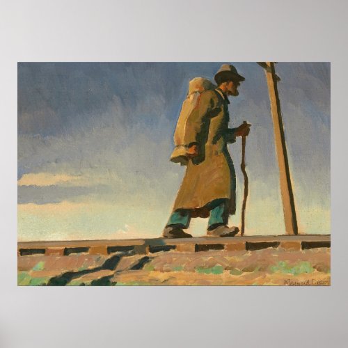 Homeless Man 1938 by Maynard Dixon Poster