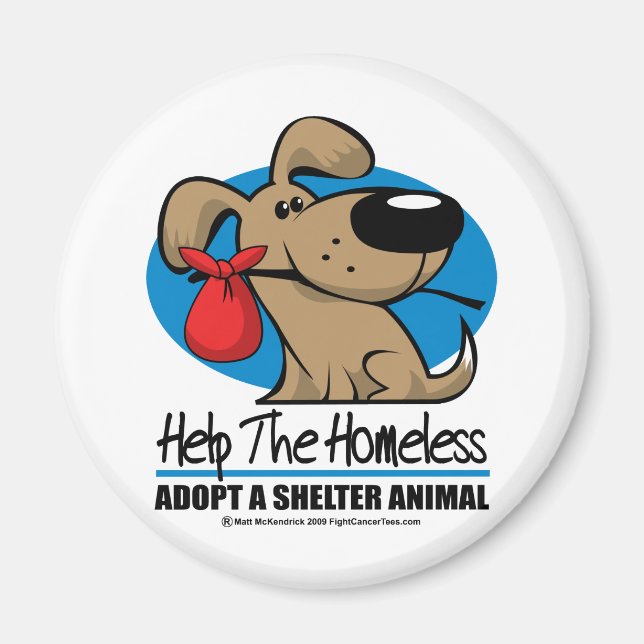Homeless Pet Magnet (Front)