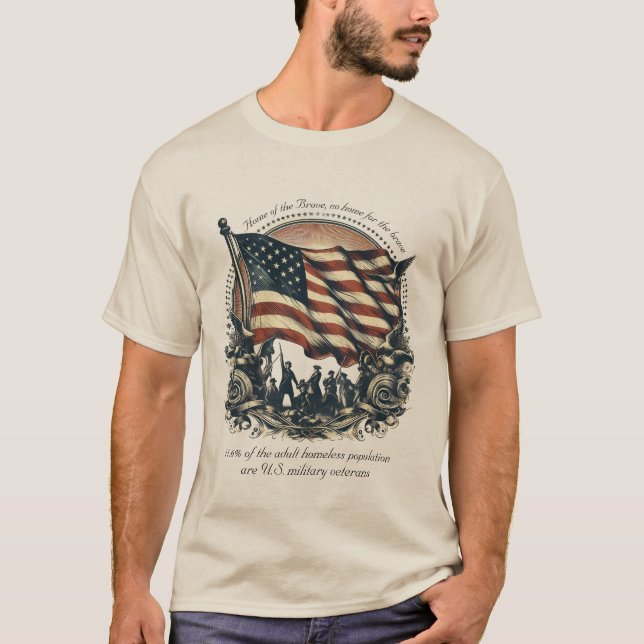 homeless vet T-Shirt (Front)