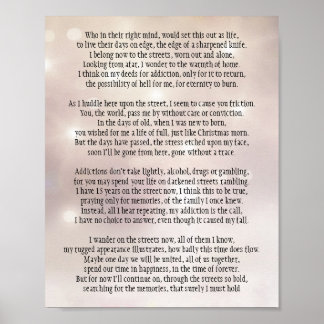 Homelessness  poster