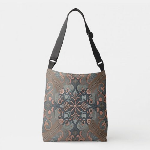Homely cottage pattern crossbody bag