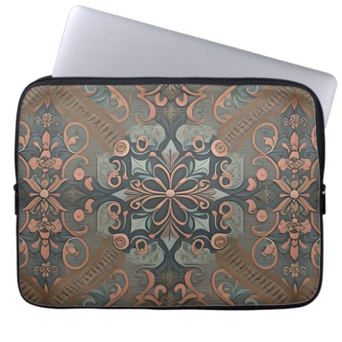 Homely cottage pattern laptop sleeve