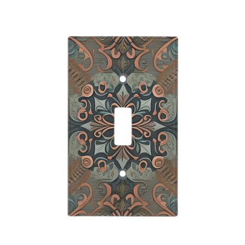 Homely cottage pattern light switch cover