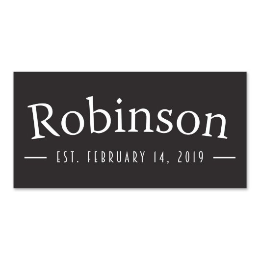 Homely Formal Curved Wooden Hanging Wall Sign (Front)