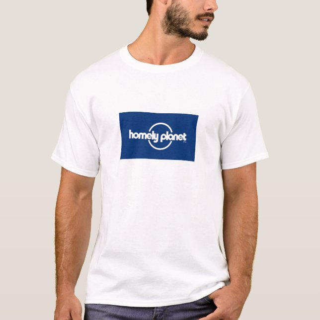 homely planet (in a lonely planet style) T-Shirt (Front)
