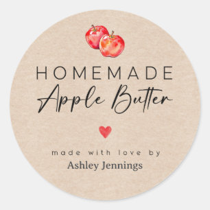 Homemade Apple Butter Labels   Made with Love