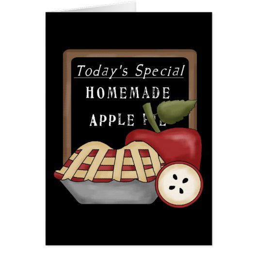 Homemade Apple Pie Cards (Front)