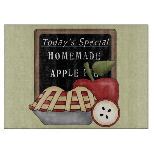 Homemade Apple Pie Cutting Board