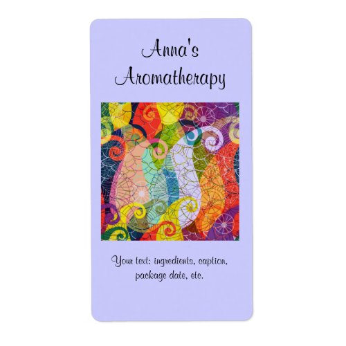 Homemade Aromatherapy Potpourri Label