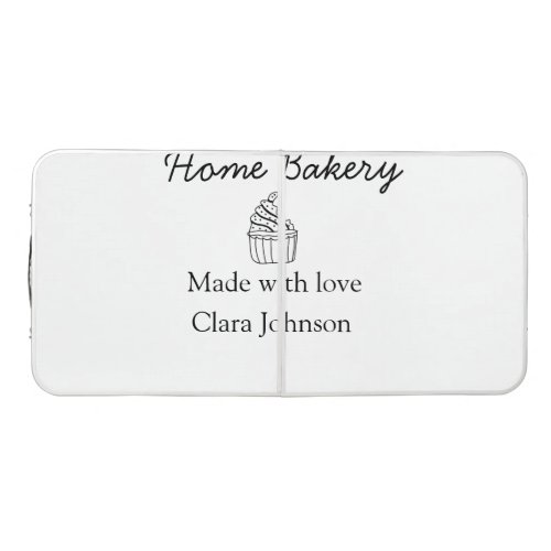 Homemade bakery add your text name custom  beer pong table