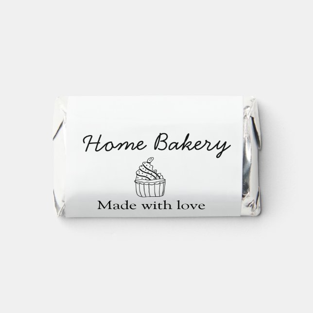 Homemade bakery add your text name custom  hershey's miniatures (Front)