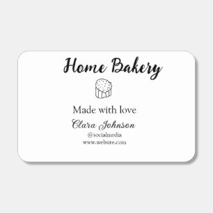 Homemade bakery add your text name custom  matchboxes