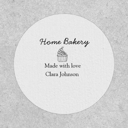 Homemade bakery add your text name custom  patch