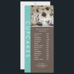 Homemade Bakery Cupcakes Flyer Pricing List C Invitation<br><div class="desc">Promotional Business Flyer for Cupcakes Business</div>