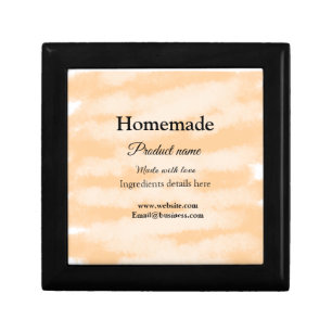 Homemade bakery made with love add text website gift box