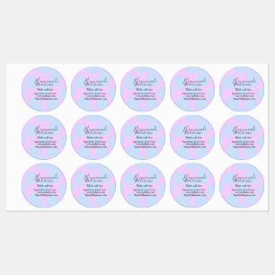 Homemade bakery made with love add text website kids' labels