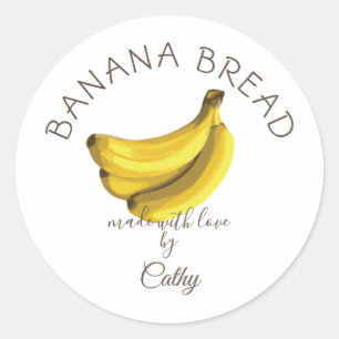Homemade Banana Bread Label