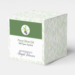 Homemade Bath & Body Packaging Olive Oil Box