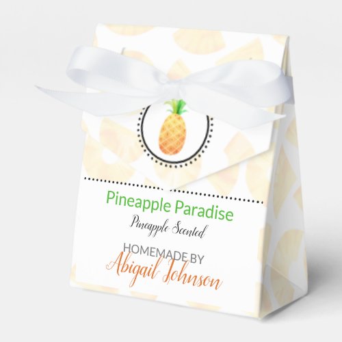 Homemade Bath  Body Packaging  Pineapple Box