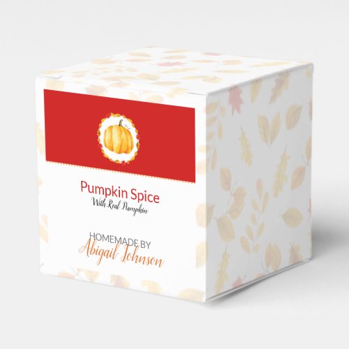 Homemade Bath  Body Packaging  Pumpkin Box