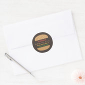 Homemade BBQ Sauce | From the kitchen of Classic Round Sticker (Envelope)
