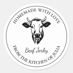 Homemade Beef Jerky Label