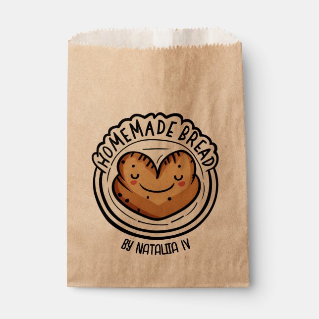Homemade Bread Favor Bag (Front)