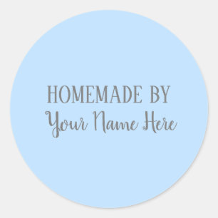 Homemade By Bakery Cookie Cake Bright Fun Classic Round Sticker