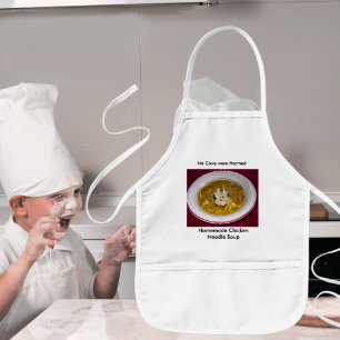 Homemade Chicken Noodle Soup No Cows Kids' Apron