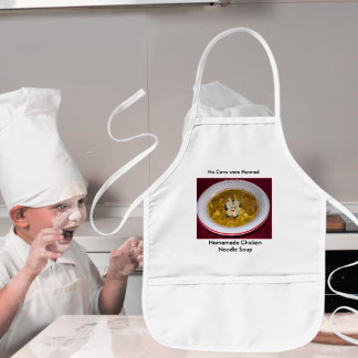 Homemade Chicken Noodle Soup No Cows Kids' Apron