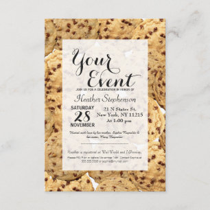 Homemade Chocolate Chip Cookies Invitation