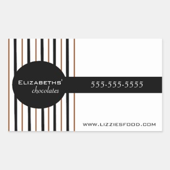 Homemade Chocolates Or Candy Rectangular Sticker by hungaricanprincess at Zazzle