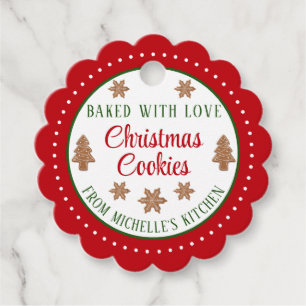 Homemade Christmas Cookies Favor Tags