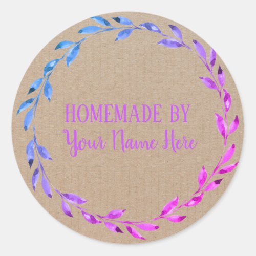 Homemade Cookie Cake Craft Home Baked goods label