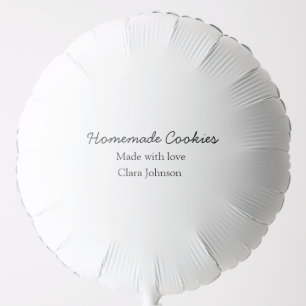 Homemade cookiers add your text name custom throw balloon